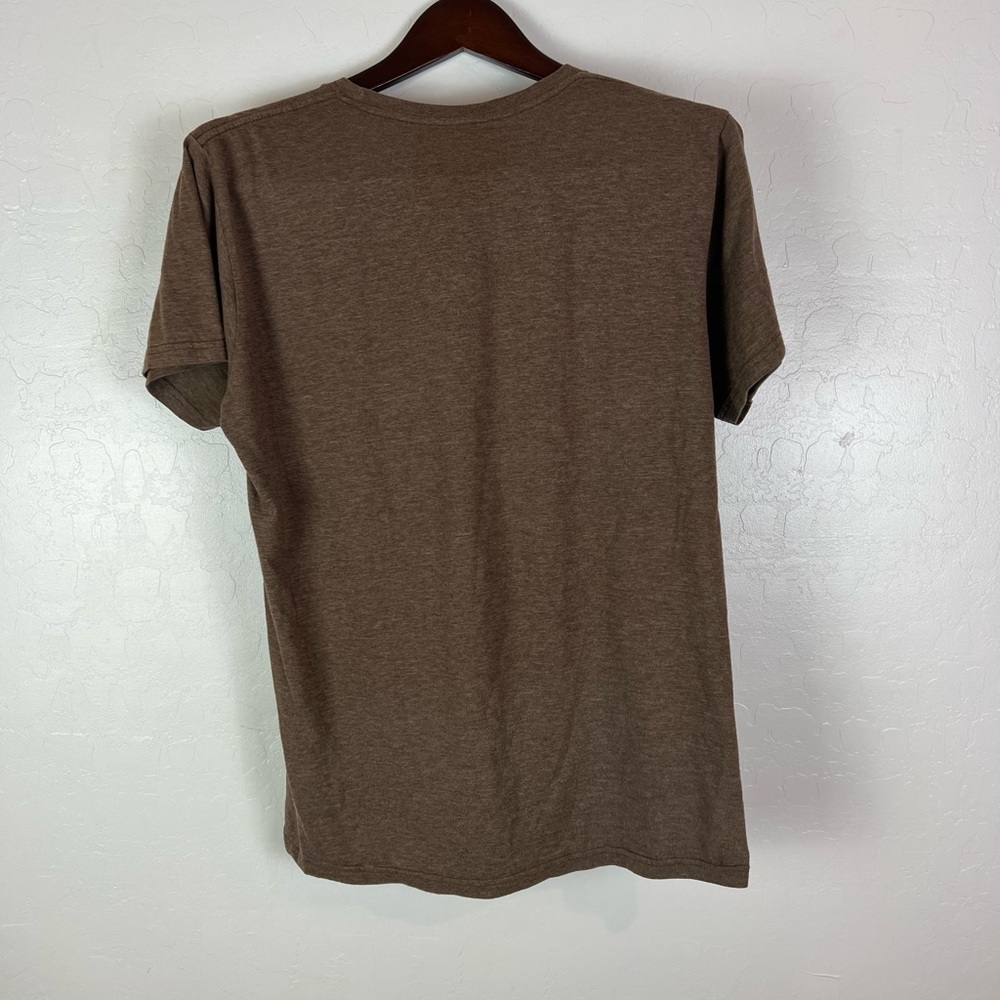 Hurley T-Shirt Brown Size Medium - Picture 5 of 7